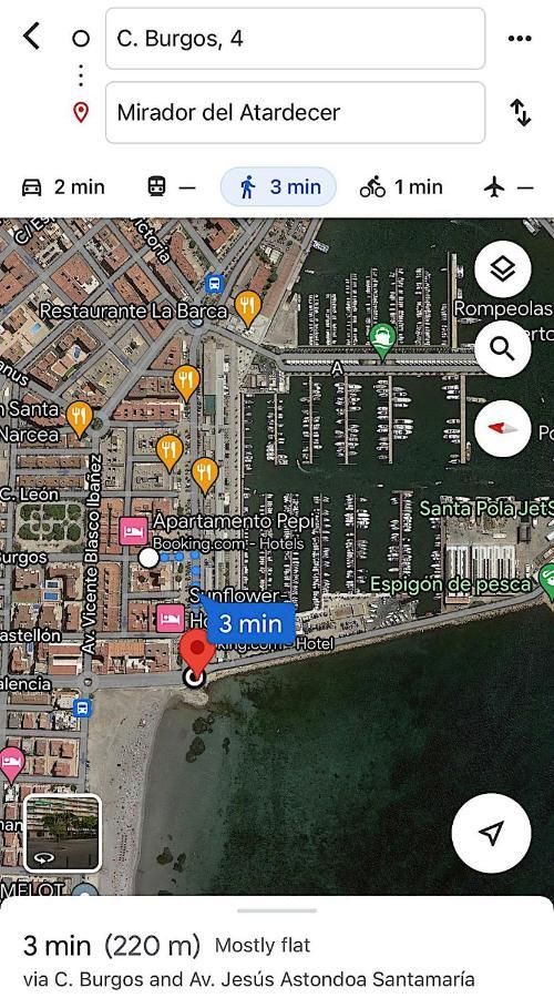 Santa Pola Port, Sea View, Vista Del Mar Apartman Kültér fotó